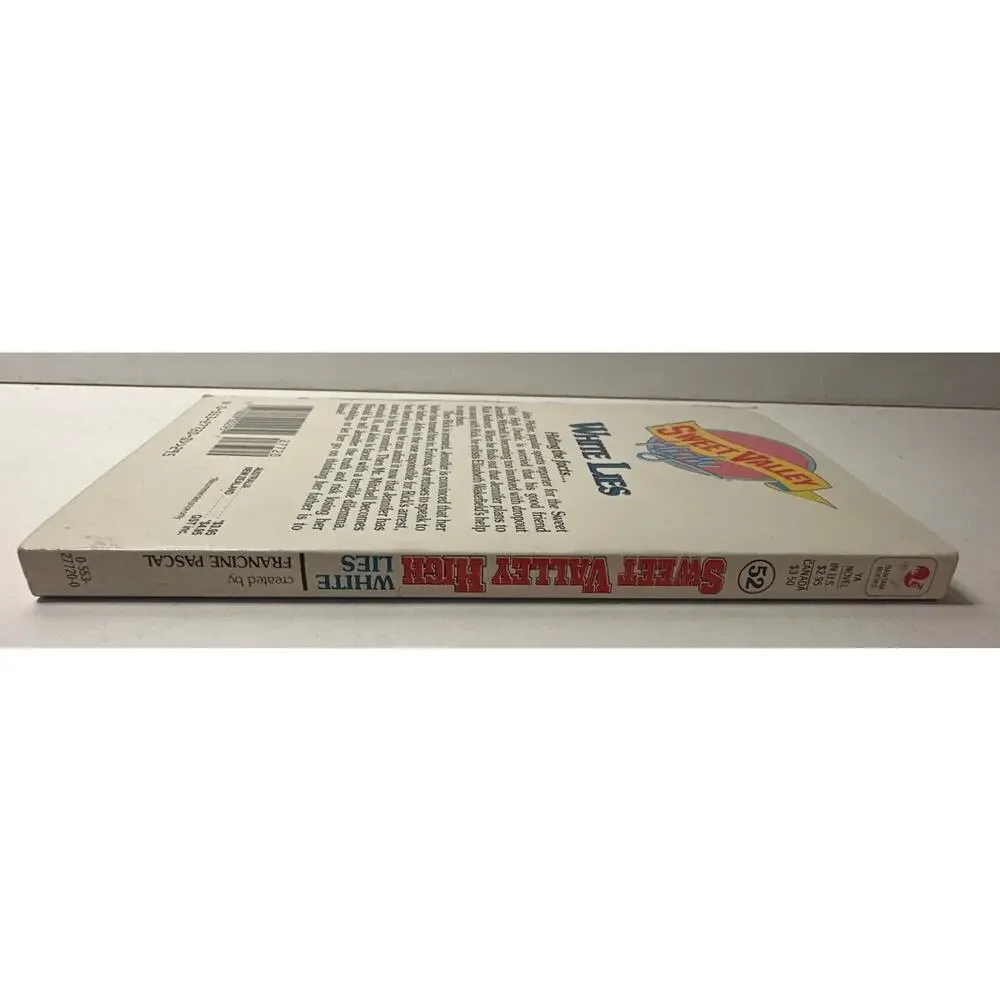 Sweet Valley High 1ST Edition First Print Book #52 White Lies Vintage 1980's